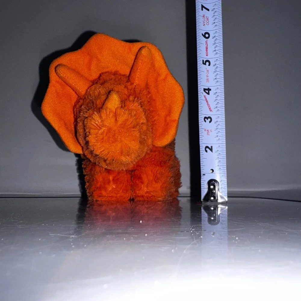 Manhattan Toy Orange‎ Plush Triceratops Dinosaur Stuffed Animal Toy 316732LJ